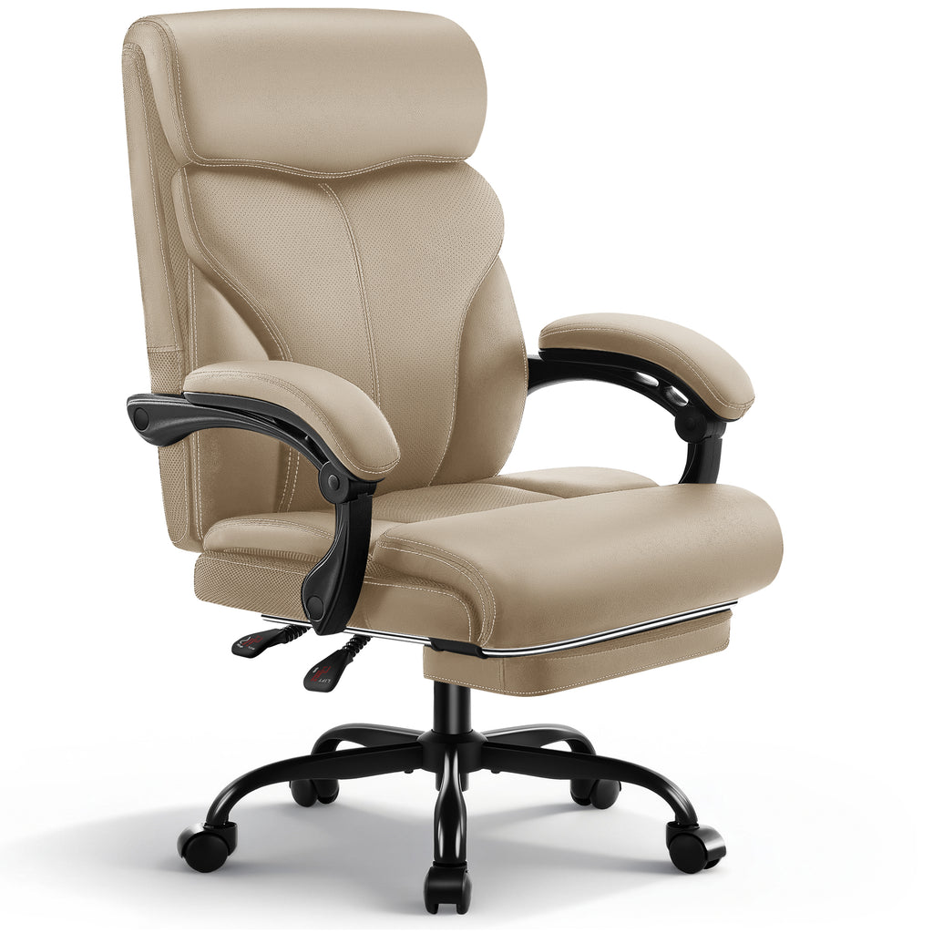 Dhole Executive Ergonomic Office Chair - High Back Mesh Desk Chair with Lumbar Support, 4D Armrests, Tilt Function & Breathable Mesh for Home Office (Black)
