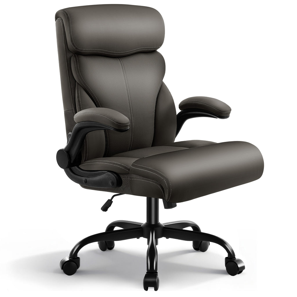 Dhole Executive Ergonomic Office Chair - High Back Mesh Desk Chair with Lumbar Support, 4D Armrests, Tilt Function & Breathable Mesh for Home Office (Black)