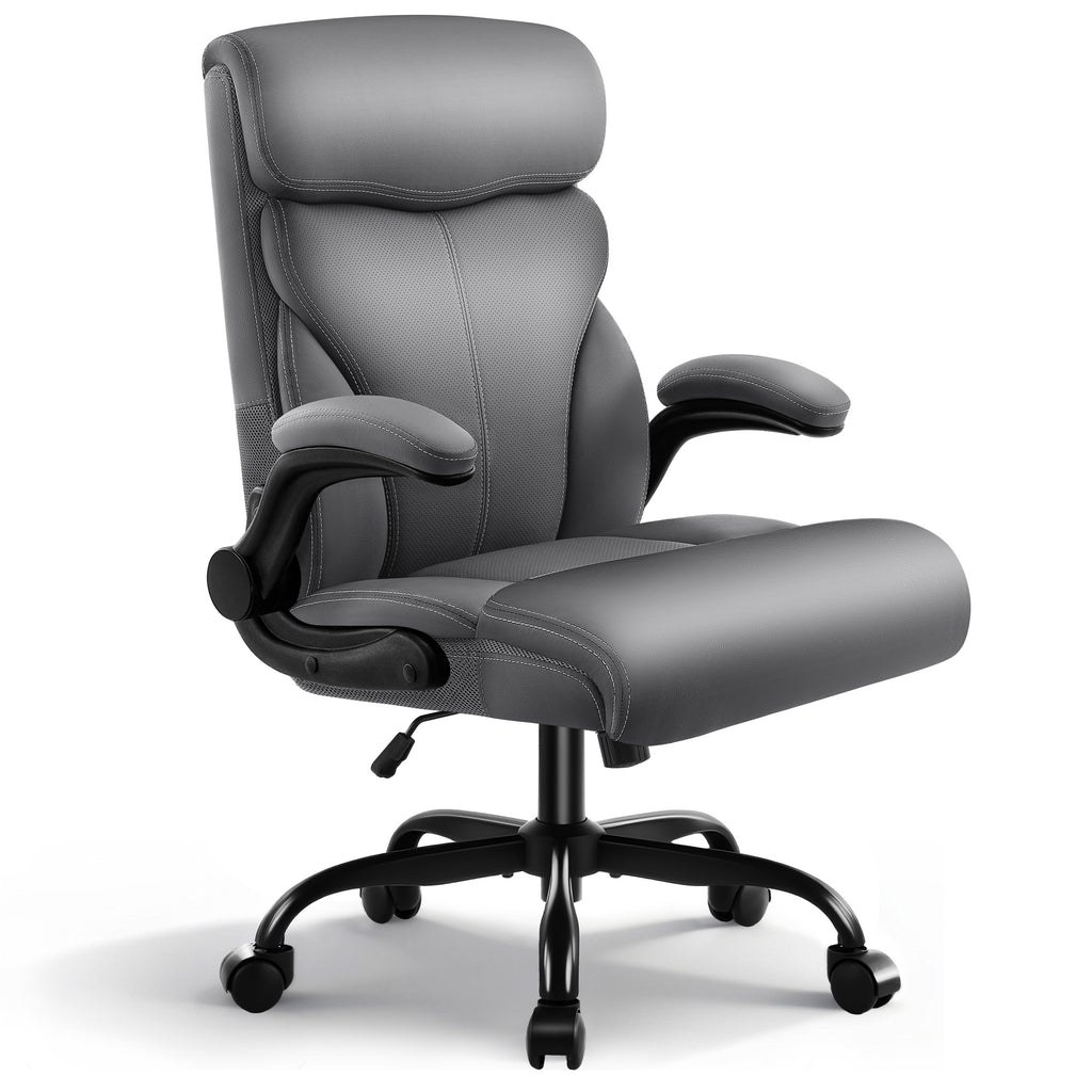 Dhole Executive Ergonomic Office Chair - High Back Mesh Desk Chair with Lumbar Support, 4D Armrests, Tilt Function & Breathable Mesh for Home Office (Black)