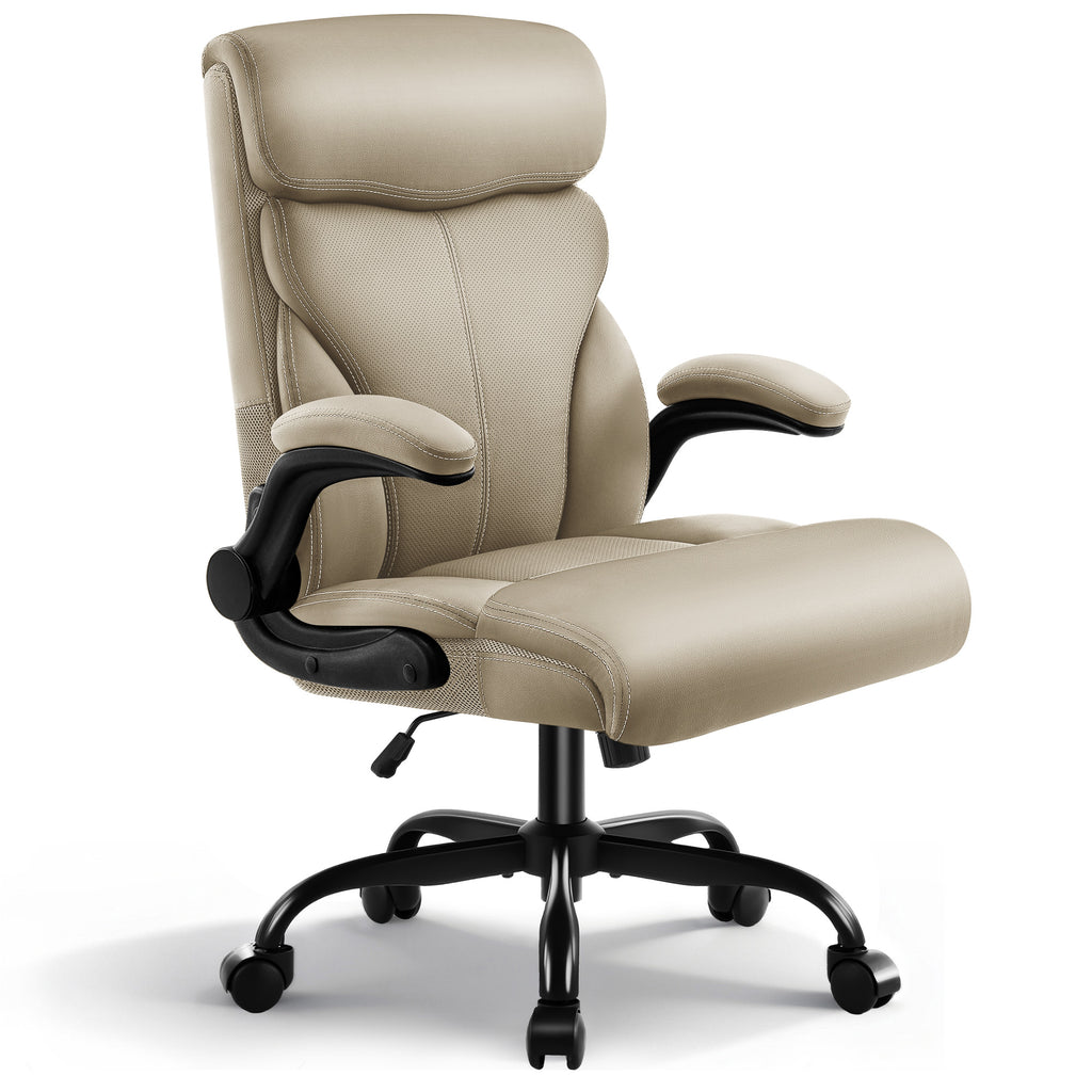 Dhole Executive Ergonomic Office Chair - High Back Mesh Desk Chair with Lumbar Support, 4D Armrests, Tilt Function & Breathable Mesh for Home Office (Black)
