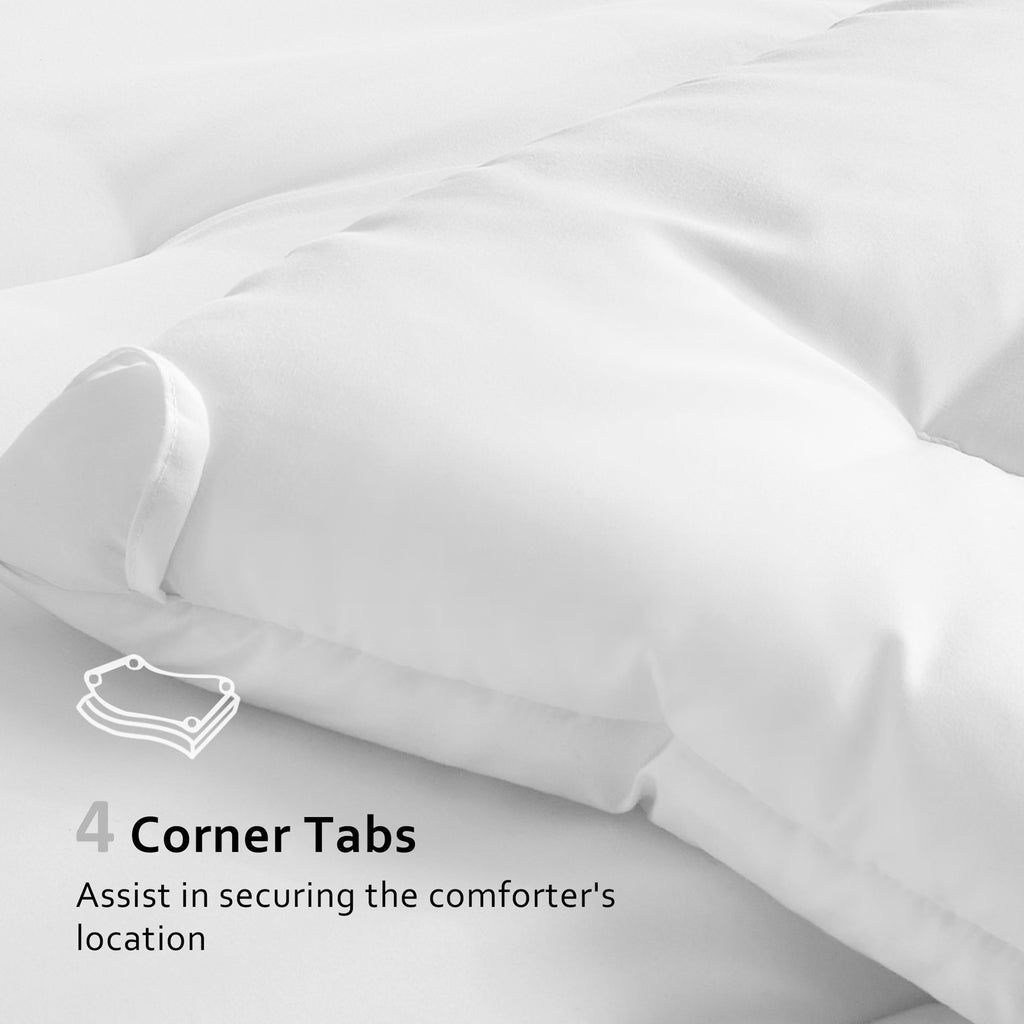 Dhole 7-Piece Bed Sheet Set - Queen Size Comforter, Pillowcases & Sheet Collection for Cozy Bedding Comfort Black